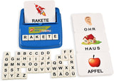 BOHS German Literacy Wiz Fun Game - 120 Words 60 Flash Cards - Preschool Language Learning Educational Toys