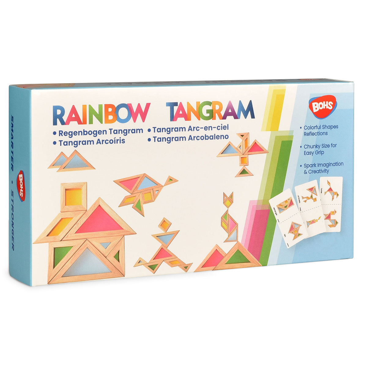 Tangram en bois FSC® - multicolore, Jouet