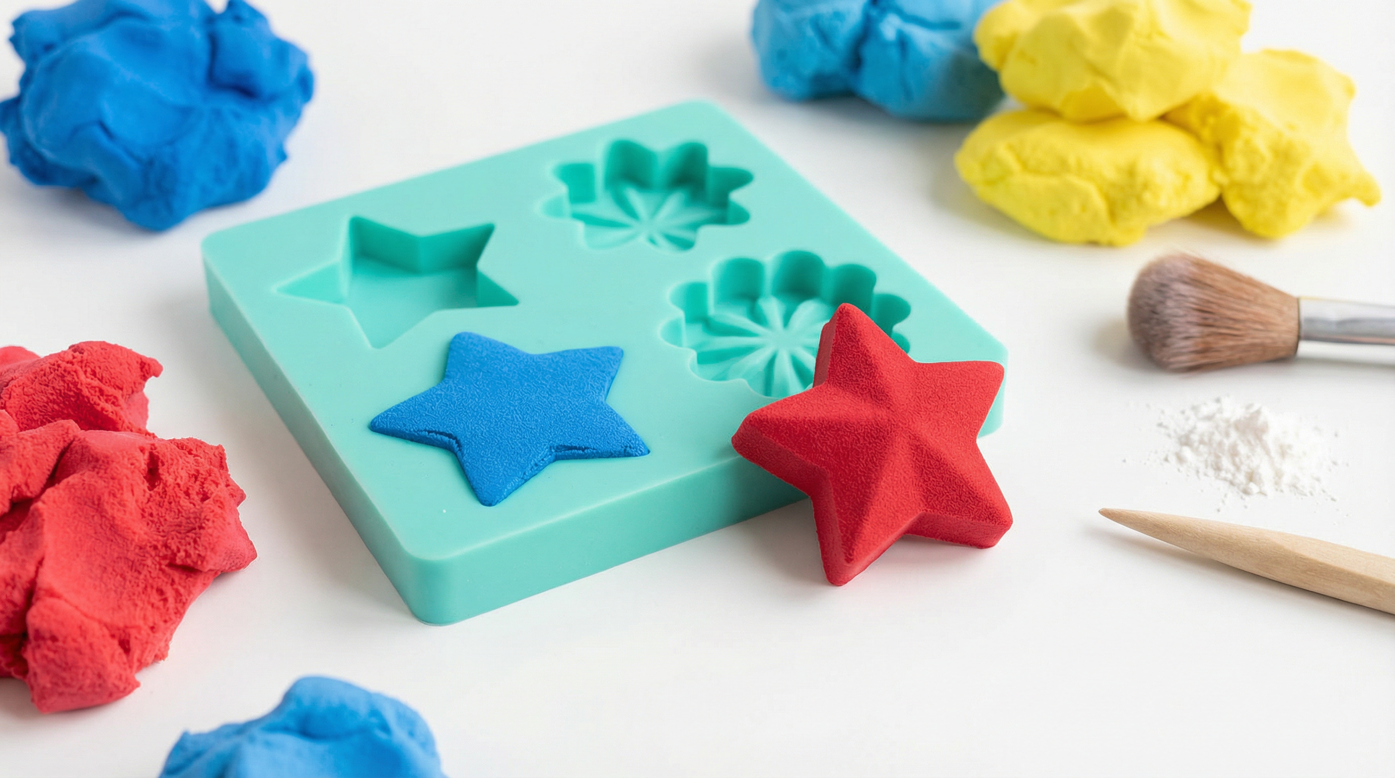 How to get out of the BOHS Foam Clay out of silicon mold intact ?