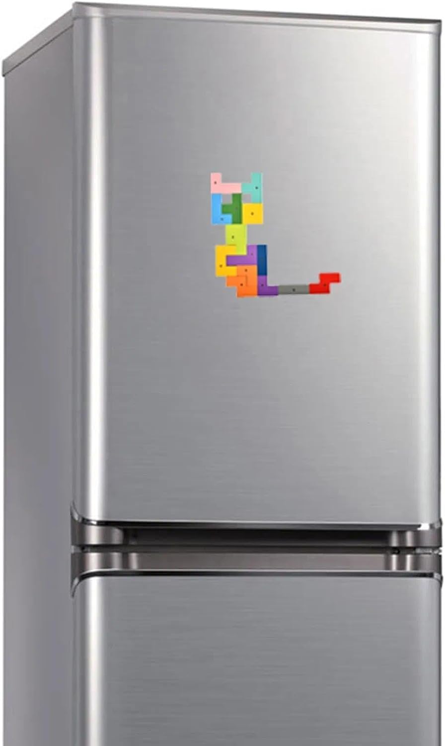 BOHS Wooden Magnetic Puzzle - Anti-Loss for Home and Travel Playing - Portable Russian Jigsaw Puzzle Brain Teaser Toy Gift for Kids