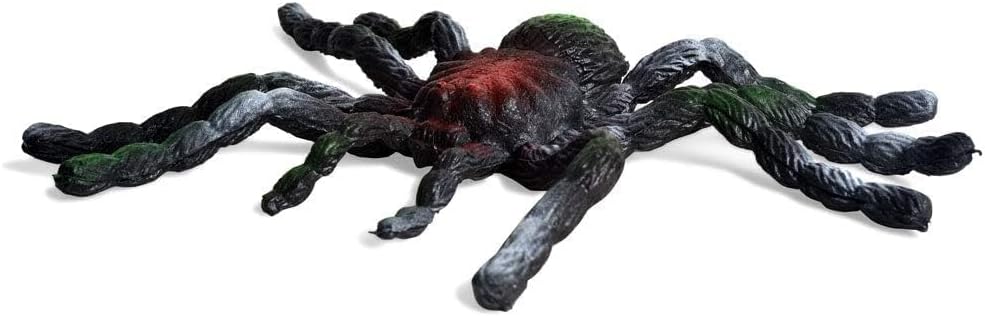Realistic Squishy Spider - Halloween Prank Toy Scary Simulation Animal Model -Big Soft Stretchy- Stress Reliever bohs toys