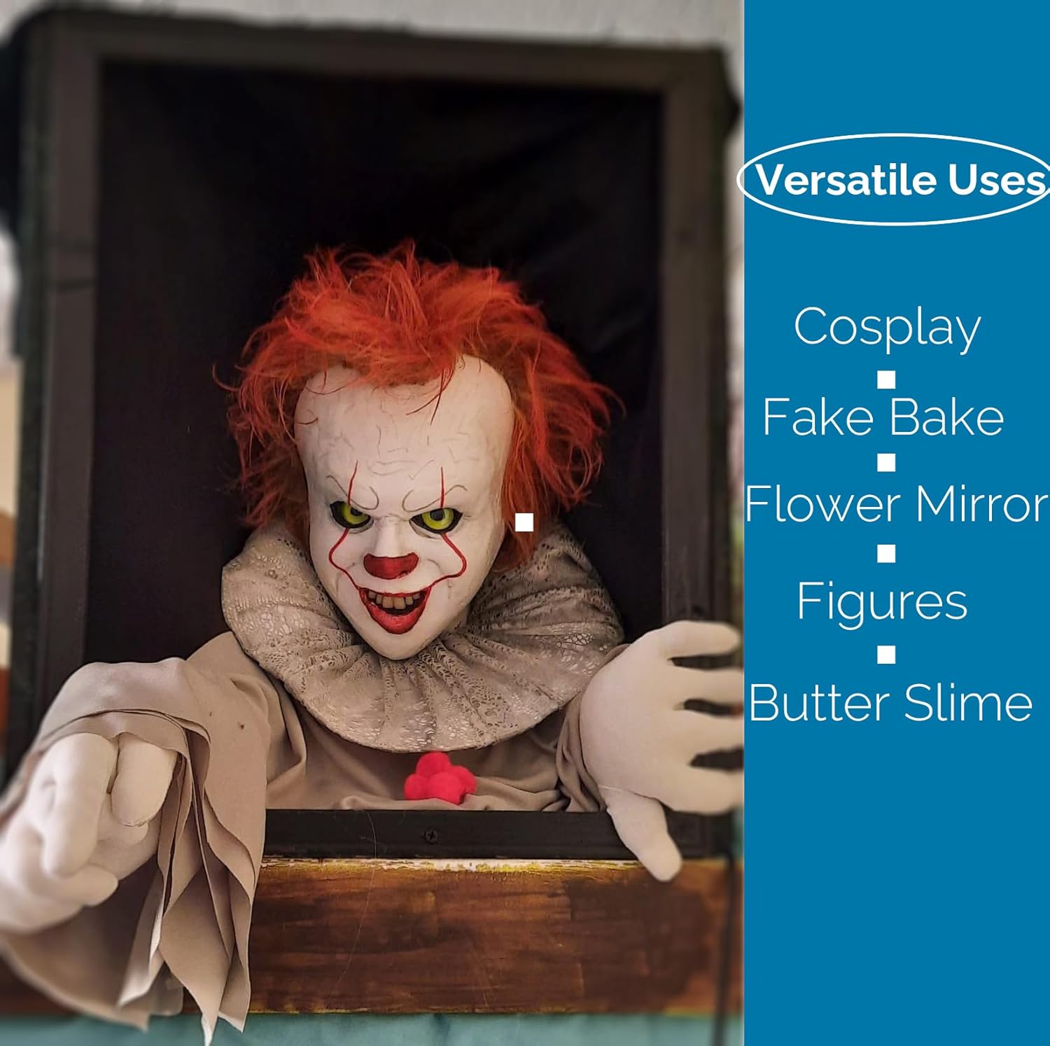 BOHS White Foam Clay,3pcs 3.3 Lbs - Squishy,Soft, Air Dry -for School Project,Cosplay Mask, Slime Addition Supplies