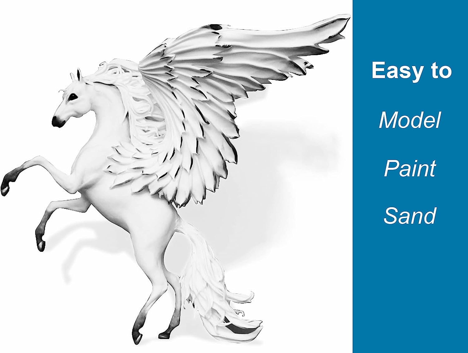 BOHS White Ultra-Light Slime and Foam Modeling Clay, Air Dry, para artes y manualidades preescolares, 1.1 lbs / 500 gramos