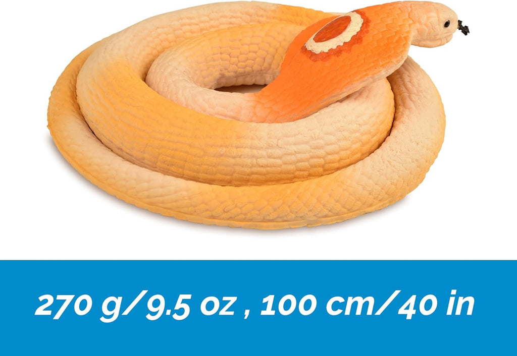 BOHS Elastic Rubber Cobra Snake - Stretch & Swing- Prank Toy Scary Lifelike Animal Model - 100 CM / 40 Inches