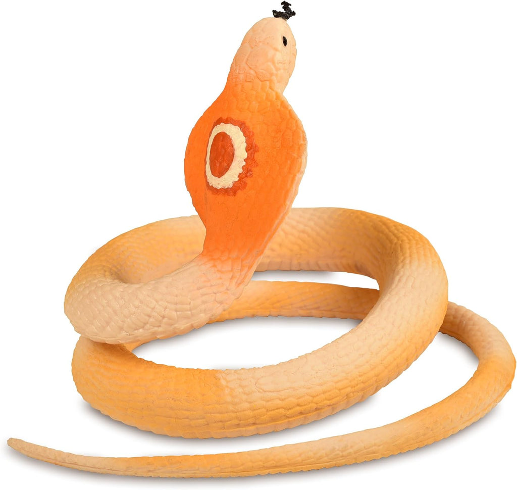 BOHS Elastic Rubber Cobra Snake - Stretch & Swing- Prank Toy Scary Lifelike Animal Model - 100 CM / 40 Inches