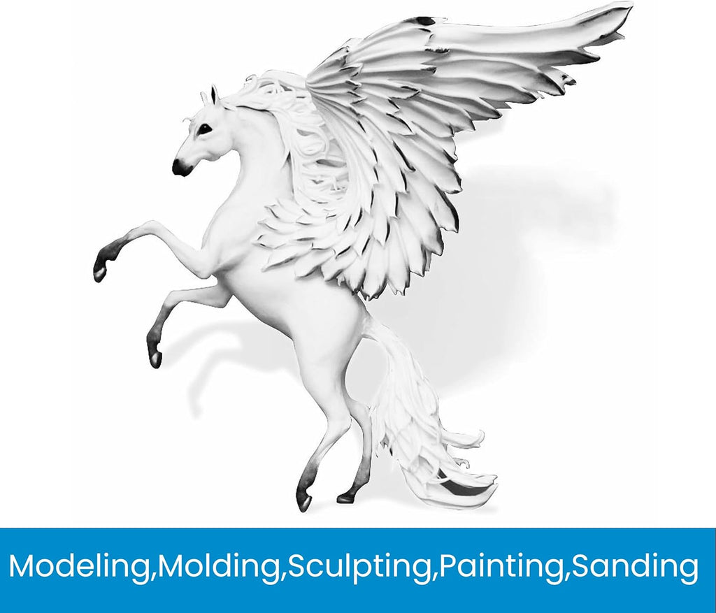 BOHS White Squishy Slime and Modeling Foam Clay, Air Dry, for School Arts & Crafts Project ,3 Pound/ 1.36 KG, Age 3 Years & up