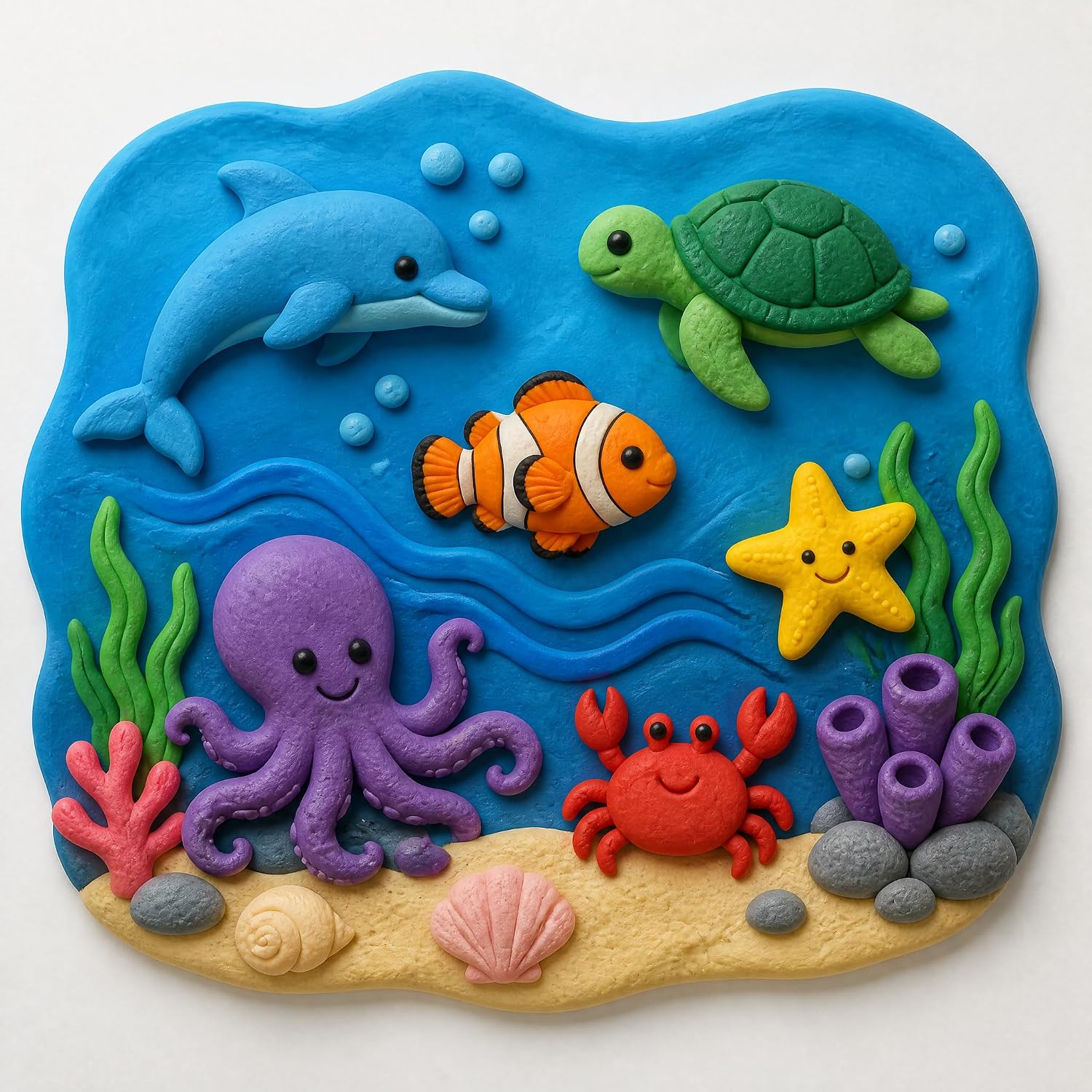 BOHS Blue Modeling Foam Clay - Squishy,Soft, Air Dry -for School Project,Cosplay,Fake Bake, Slime Supplies-1.1 Lbs/ 500 Grams BOHS Toys