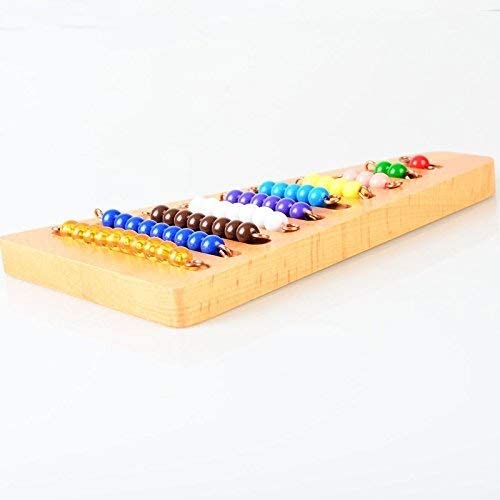Montessori 1-10 Bead Stair with Holder - Montessori Math Manipulatives Materials - Preschool Learning Educational Toys