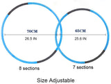 Fitness Hoop Removable Plastic Children Gymnastics Toys (Blue)