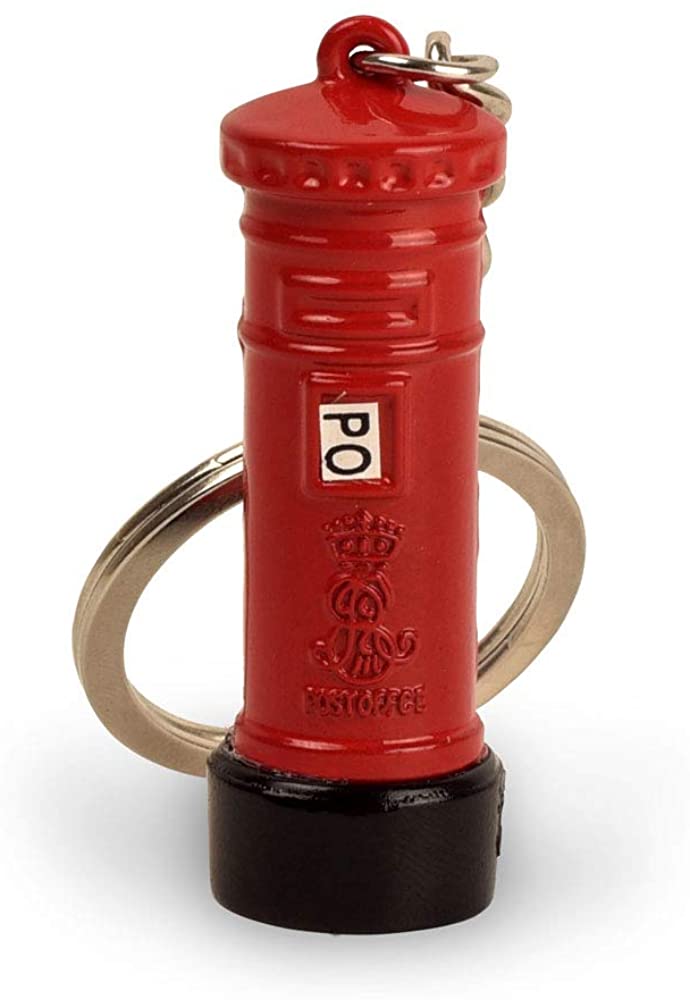 BOHS London Souvenir Gift - Íconos culturales británicos Landmark Die-cast Llavero Llavero - Modelo pequeño de metal en miniatura (5 piezas)