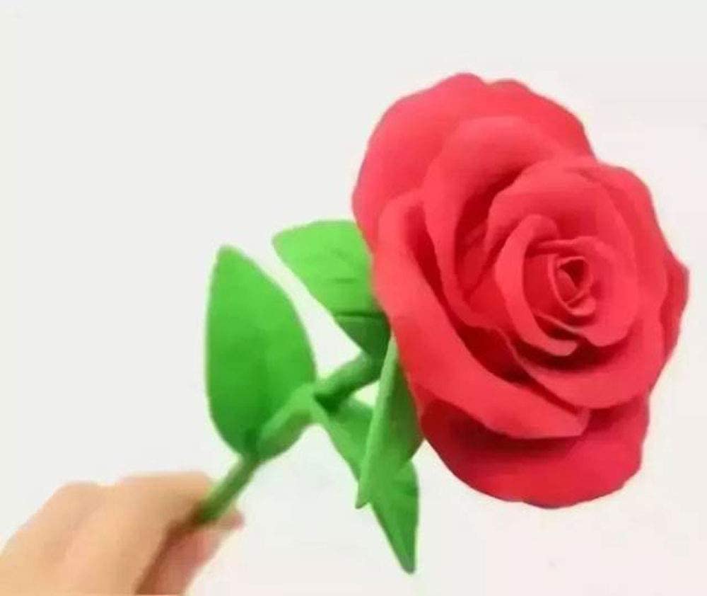 BOHS Modelado de espuma superligera y arcilla limo, secado al aire, para artes y manualidades preescolares, 1,1 libras/500 gramos (rojo)