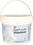 BOHS White Squishy Slime and Modeling Foam Clay, Air Dry, for School Arts & Crafts Project ,3 Pound/ 1.36 KG, Age 3 Years & up