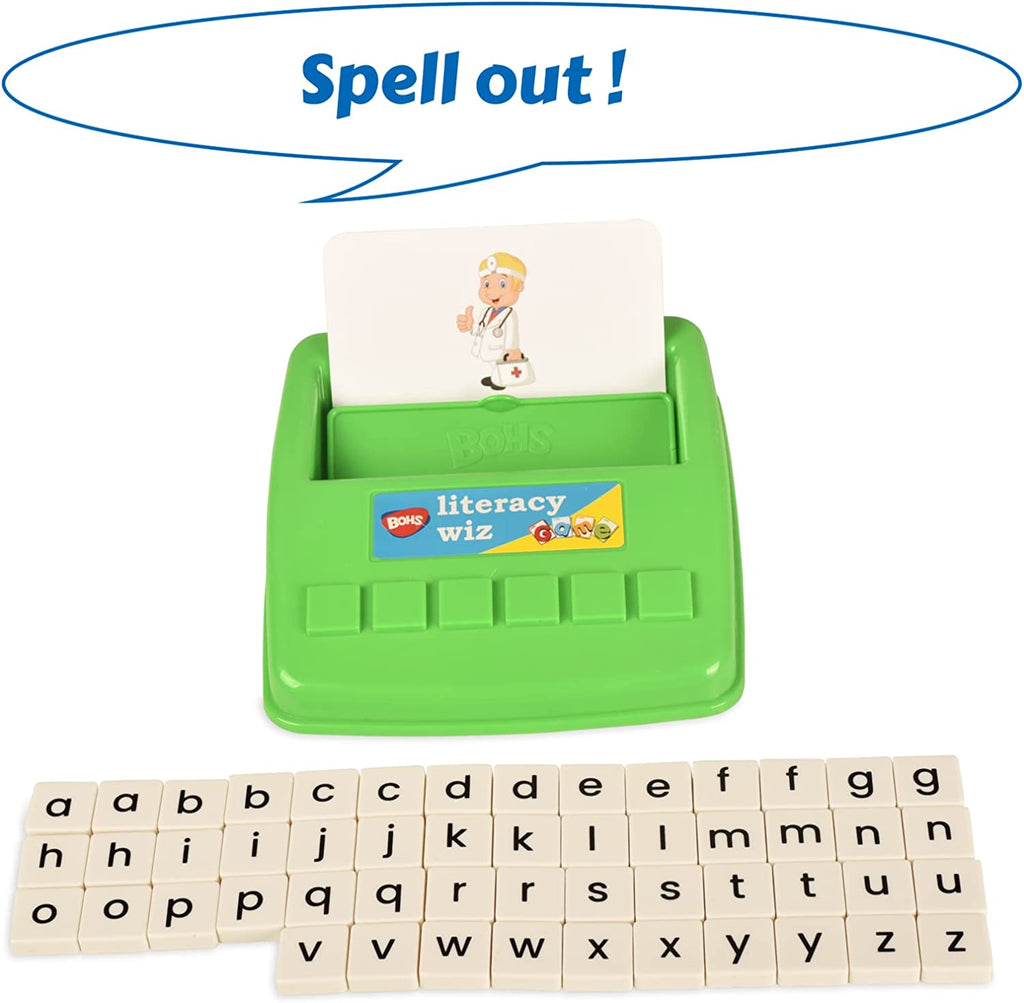 BOHS Literacy Wiz Fun Game -  Sight Words - 60 Flash Cards - Preschool Language Learning Educational Toys
