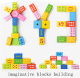BOHS Caterpillar Lacing Block Beads - Toddler Learn Math Counting, Numbers and Shapes - Juguetes de desarrollo temprano 