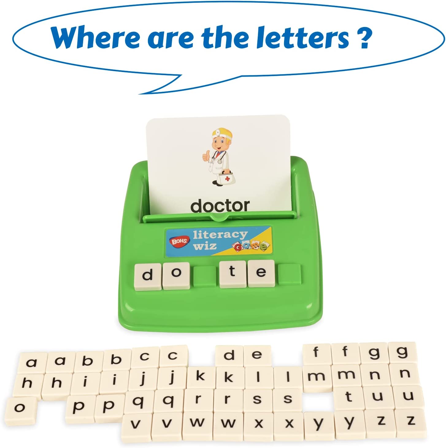 BOHS Literacy Wiz Fun Game -  Sight Words - 60 Flash Cards - Preschool Language Learning Educational Toys