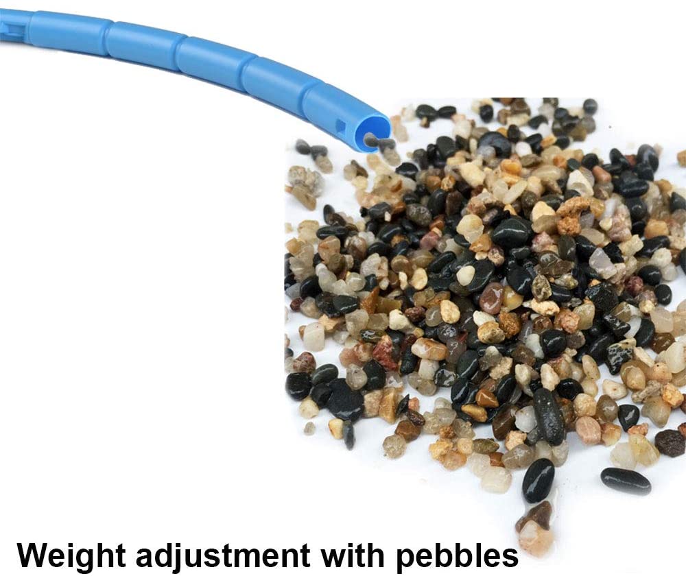 Fitness Hoop Removable Plastic Children Gymnastics Toys (Blue)