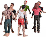 BOHS Zombie Dolls Figuras de acción Juguetes - Paquete de regalo - Articulaciones articuladas Modelo en miniatura - 4 pulgadas - Paquete de 6 