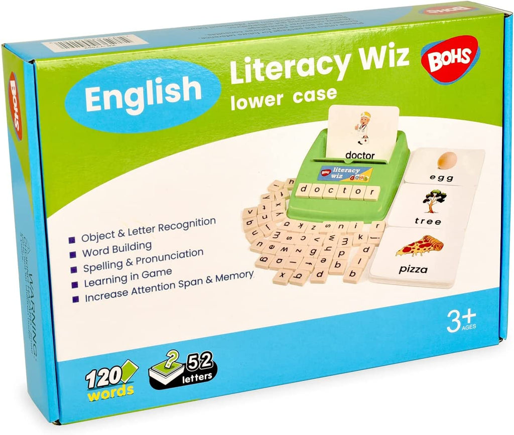 BOHS Literacy Wiz Fun Game -  Sight Words - 60 Flash Cards - Preschool Language Learning Educational Toys