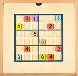 BOHS Wooden Rainbow Sudoku for Kids - 3 in 1 Easy to Hard - with Book of 320 Sudoku Puzzles - Desktop Brain Teaser Game Toys